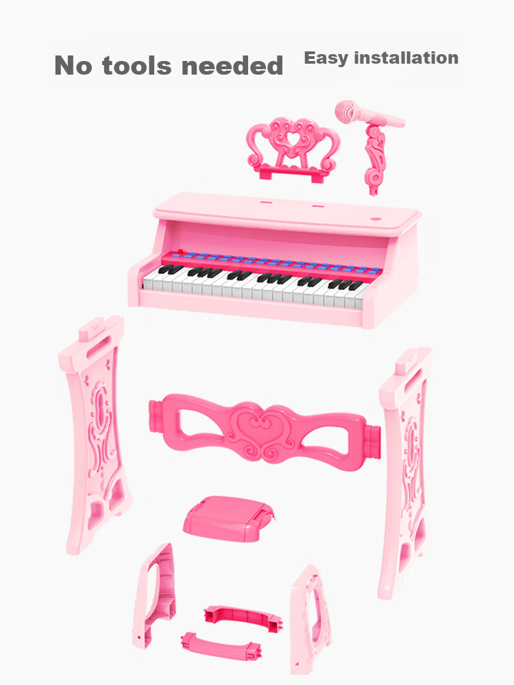 QIAO WA BAO BEI Children's Small Piano Toy, Electronic Keyboard for Girls And Toddlers, Beginner's Instrument for Ages 1-2 Birthday Gift, Mid-Autumn Festival Present 20