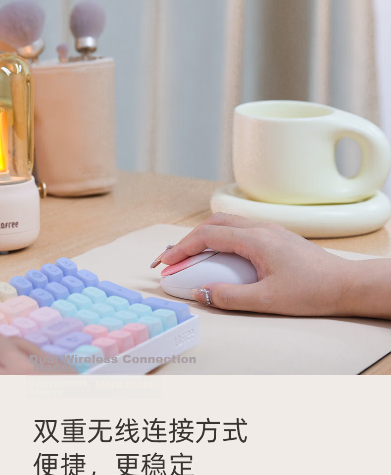 LOFREE Small Blade Rose Mouse, Wireless Bluetooth, Multifunctional for Computer, Laptop, Office And Home Use 4