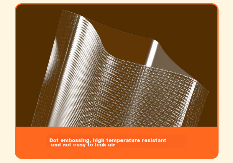 HOOYE Vacuum Bag Food Grade Fresh-Keeping Packaging Vacuum Sealing Bag Mesh Plastic Seal 20*500cm 1 Roll HY11920 6
