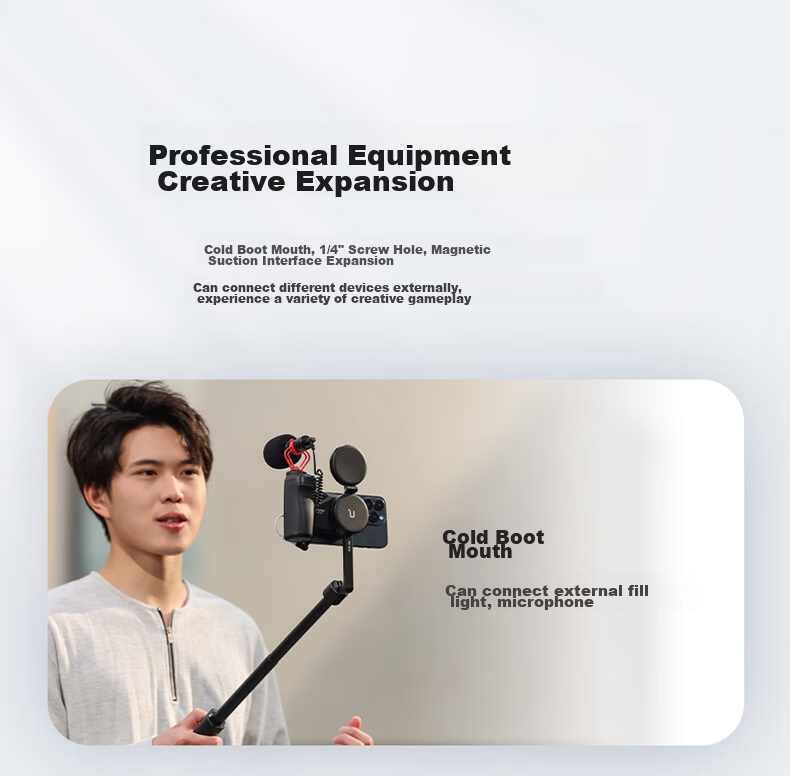 Ulanzi MA35 Magnetic Bluetooth Remote Shutter Handheld Stabilizer for Phone Photography Video Vlog Selfie Anti-Shake Travel Shooting Tool 9