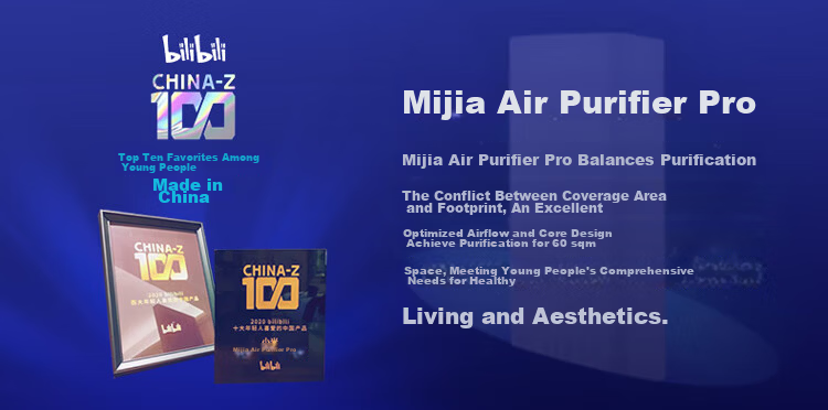 Mijia Xiaomi Air Purifier Filter Cartridge Standard Version for Home Use to Remove Formaldehyde, Bacteria, Secondhand Smoke Odors Air Purifier Compatible with 2/2S/3/pro Models 1