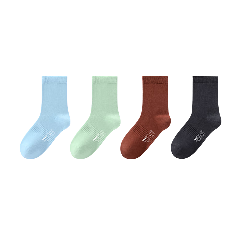 JD Jingzao Children's Summer Thin Socks Unisex Kids 5A Antibacterial Mid-Calf Breathable Non-Slip Odor-Resistant Ultra-Thin Socks for Ages 5-9