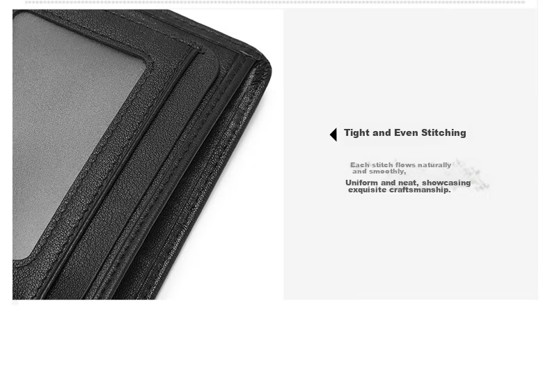 MEXICAN Men's Wallet First Layer Cowhide Short Horizontal Wallet High-End Gift Box Birthday Present for Men and Dad 9