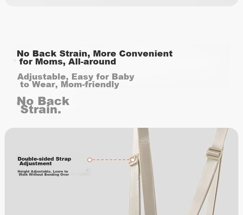 Beitais Baby Walking Harness Anti-Choke Breathable Toddler Walking Stand Fall Prevention Safety Strap Spruce Blue 7