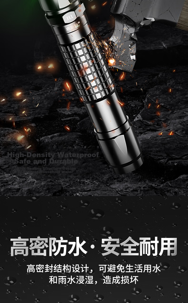 Whistler H1 Laser Pointer Long-Range High-Power Green Laser Light LED Screen Conference Laser Pen Long Battery Life Strong Light Star Pointer Construction Laser Flashlight JD Self-Operated Black 12
