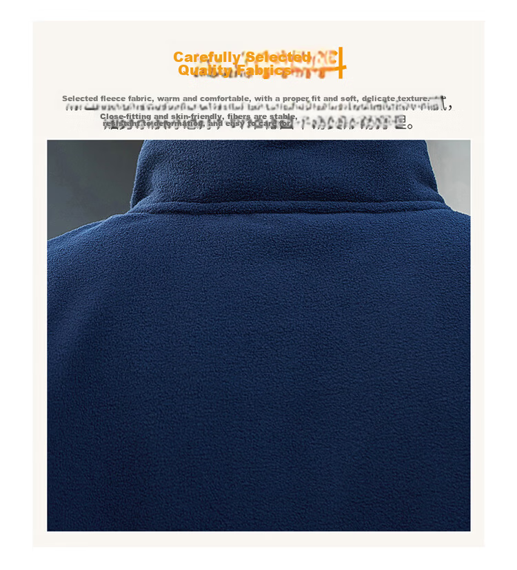 JEEP SPIRIT Men's Jacket, Zip-Up Sweatshirt, Men's Clothing for Autumn, Casual Loose Trendy Fleece Top for Me 2