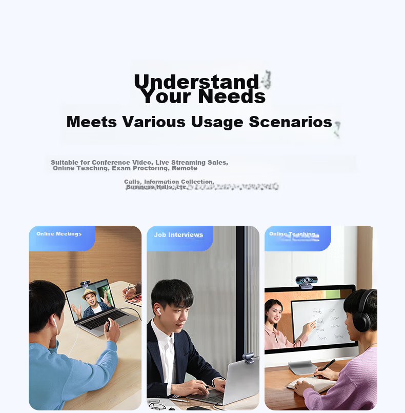 UGREEN 4K HD USB3.0 External Computer Webcam with 8MP Resolution, Dual Microphones, Auto Focus, Desktop Video Call for Office Meetings And Online Classes 55513 3