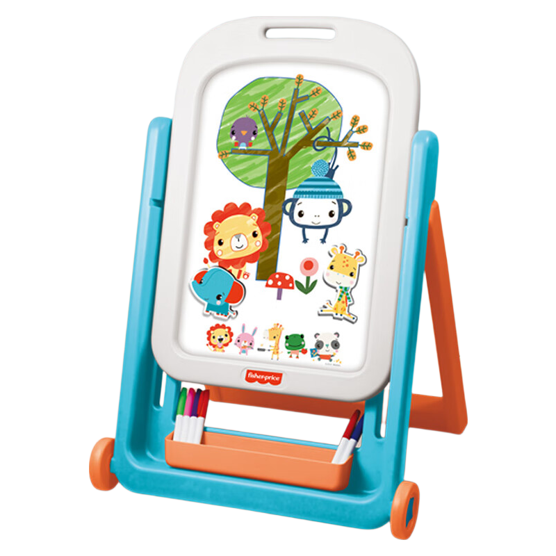 Fisher-Price Children's Multifunctional Learning Drawing Board, Baby Early Education Toy, Doodle And Painting Game Board, Birthday Gift Present