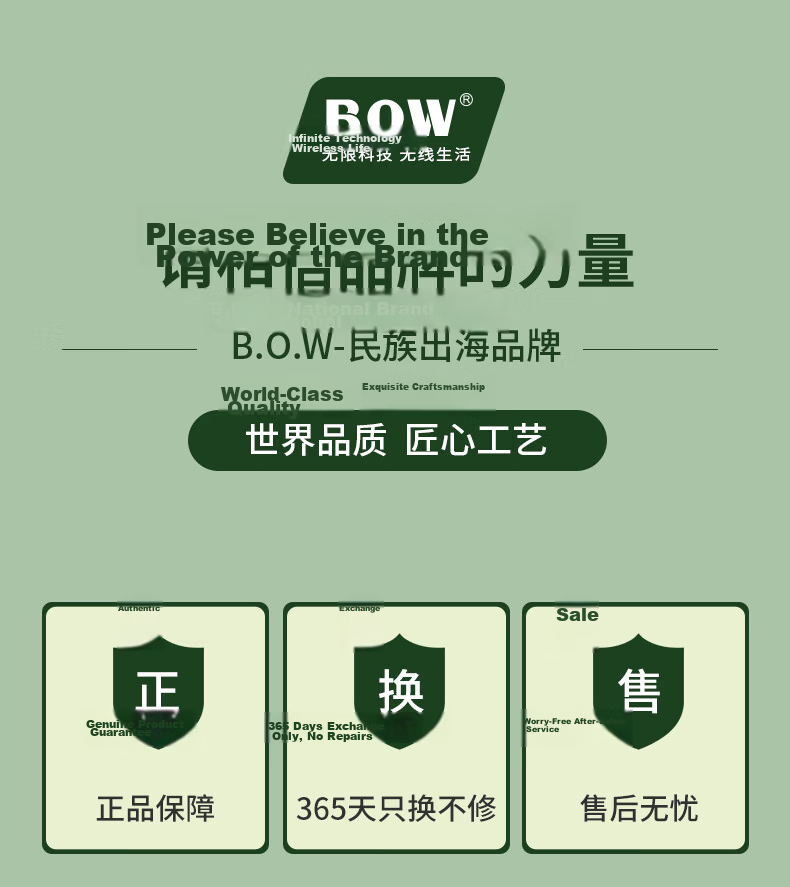 B.O.W Hangshi M190U Ergonomic Wired Mouse Office Computer Vertical Grip Mouse Silent Mouse for Drawing and Modeling Matcha Green 1