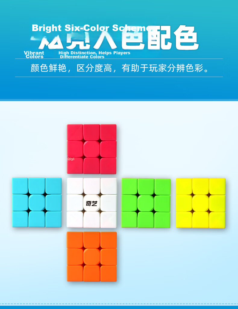 Qiyi XMD Wind 4th Generation Magnetic Cube, 3x3 Speed Cube, Toy for Boys And Girls, Holiday Gift, Competition-Specific, Includes Tutorial 13