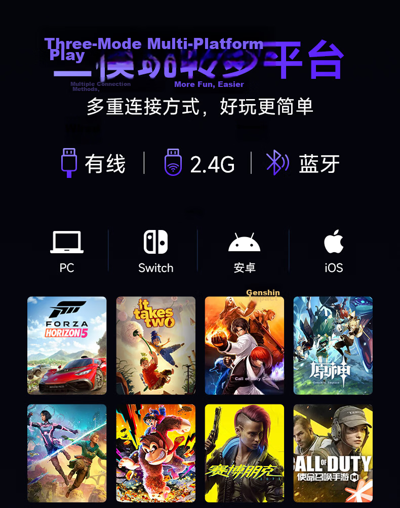EasySMX Yishu Ma Jueying X05pro Game Controller, PC Computer Peripheral, Black Myth: Wukong Steam Endless Legend, Bluetooth Switch 2nd Generation Wireless, Mobile Phone IPad Silent Controller, Black 25