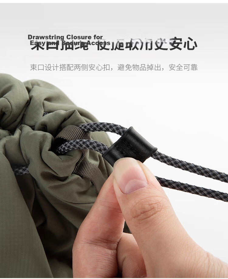 PGYTECH OneGo Drawstring Camera Bag Dandelion Photography Shoulder Bag Luna Storage Bag Mirrorless Inner Liner Crossbody Travel Canon Fuji X100VI Ivory White 6