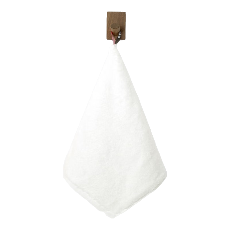GGT Japan Pure Cotton Antibacterial Face Towel Handkerchief Small Towel Intimate Care Towel Children's Saliva Towel White