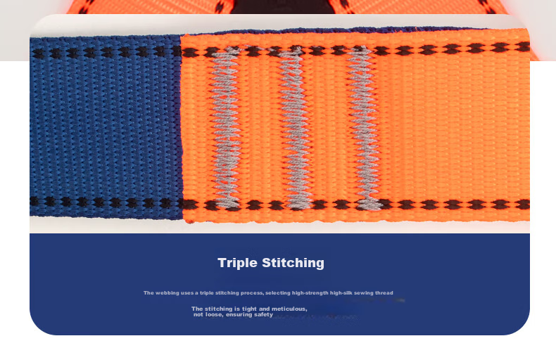 MATZUKI Five-Point Safety Harness, High-Altitude Work Safety Rope (Double Large Hook Buffer Pack, 1.8 Meters) 6