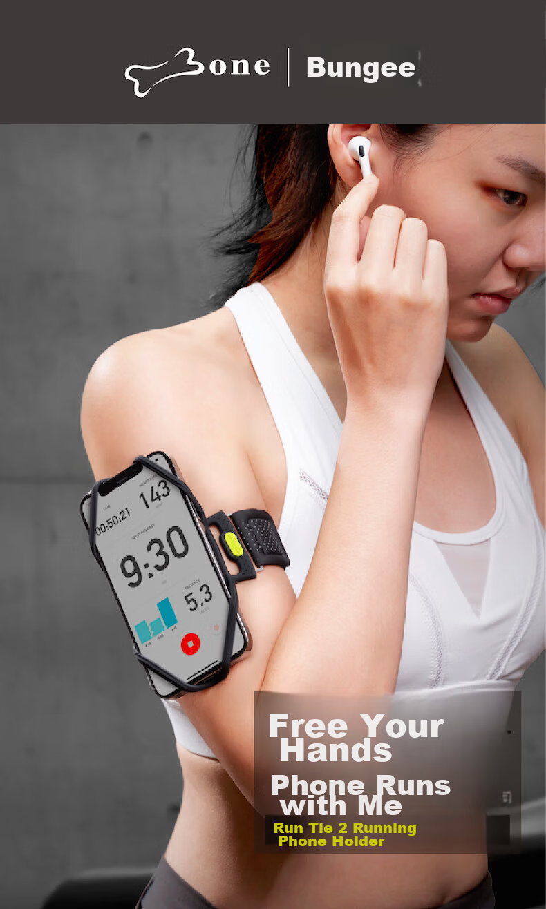 Bone Outdoor Sports Arm Bag, Running Armband for Men And Women, Multifunctional Arm Wrist Bag, Phone Holder, Professional Sports Fitness Equipment 2