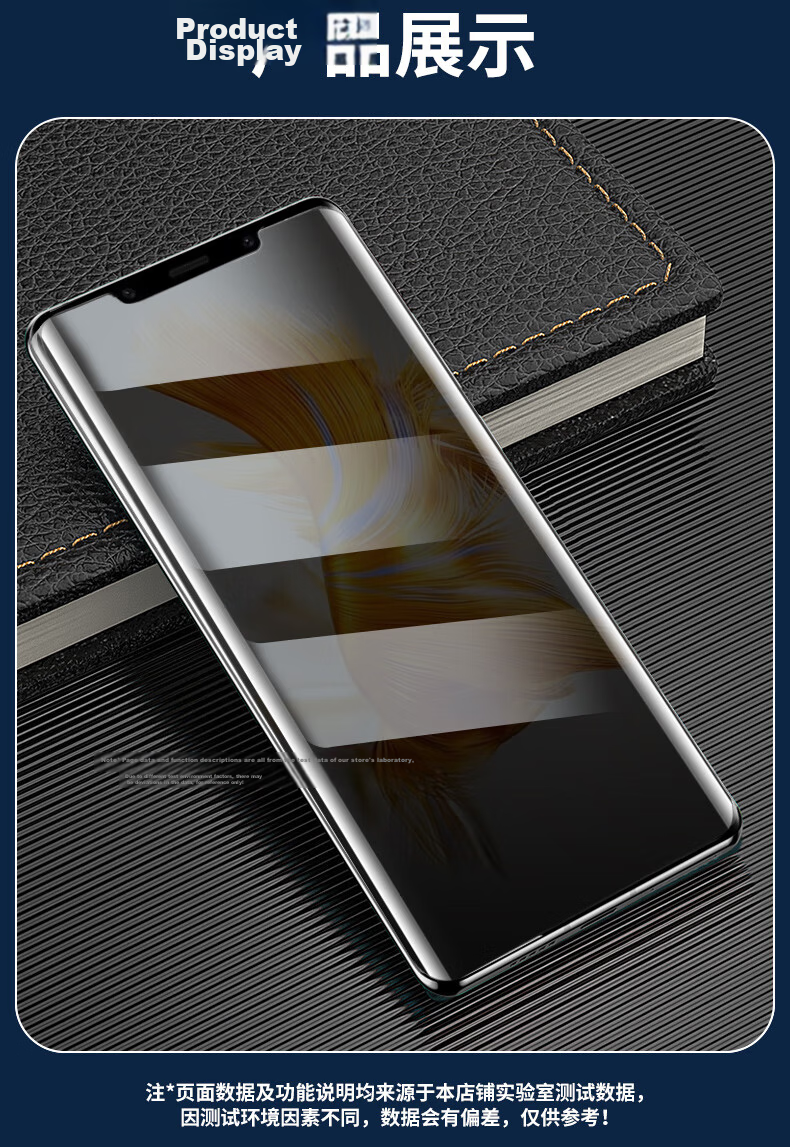 Kulefeng [Kunlun 28° Privacy Screen Protector], Suitable for Huawei MateX5 Tempered Glass Film, Anti-Peeping X5/x3 Collector's Edition Phone Film, Privacy Protection Sticker, Curved Glass Anti-Drop Fingerprint Resistant 18