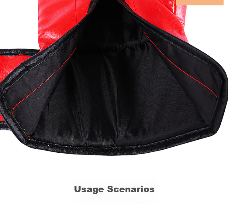 Jingpai Boxing Gloves for Adults And Children, Sanda Fighting Gloves for Men And Women, Breathable Practical Training Gloves for Punching Bag, Red, 6oz 9