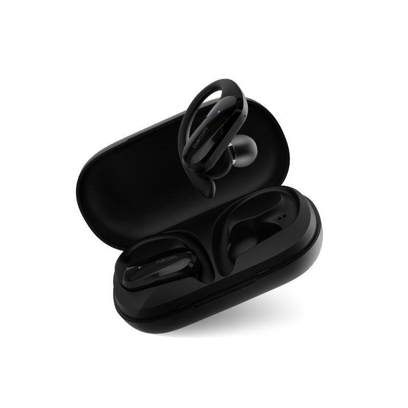 Dakang Athlete TWS True Wireless Sports Bluetooth Earphones Waterproof Ear-Hook In-Ear Headphones Dual Ear 5.3 Music Compatible with Apple Huawei Android Xiaomi Black