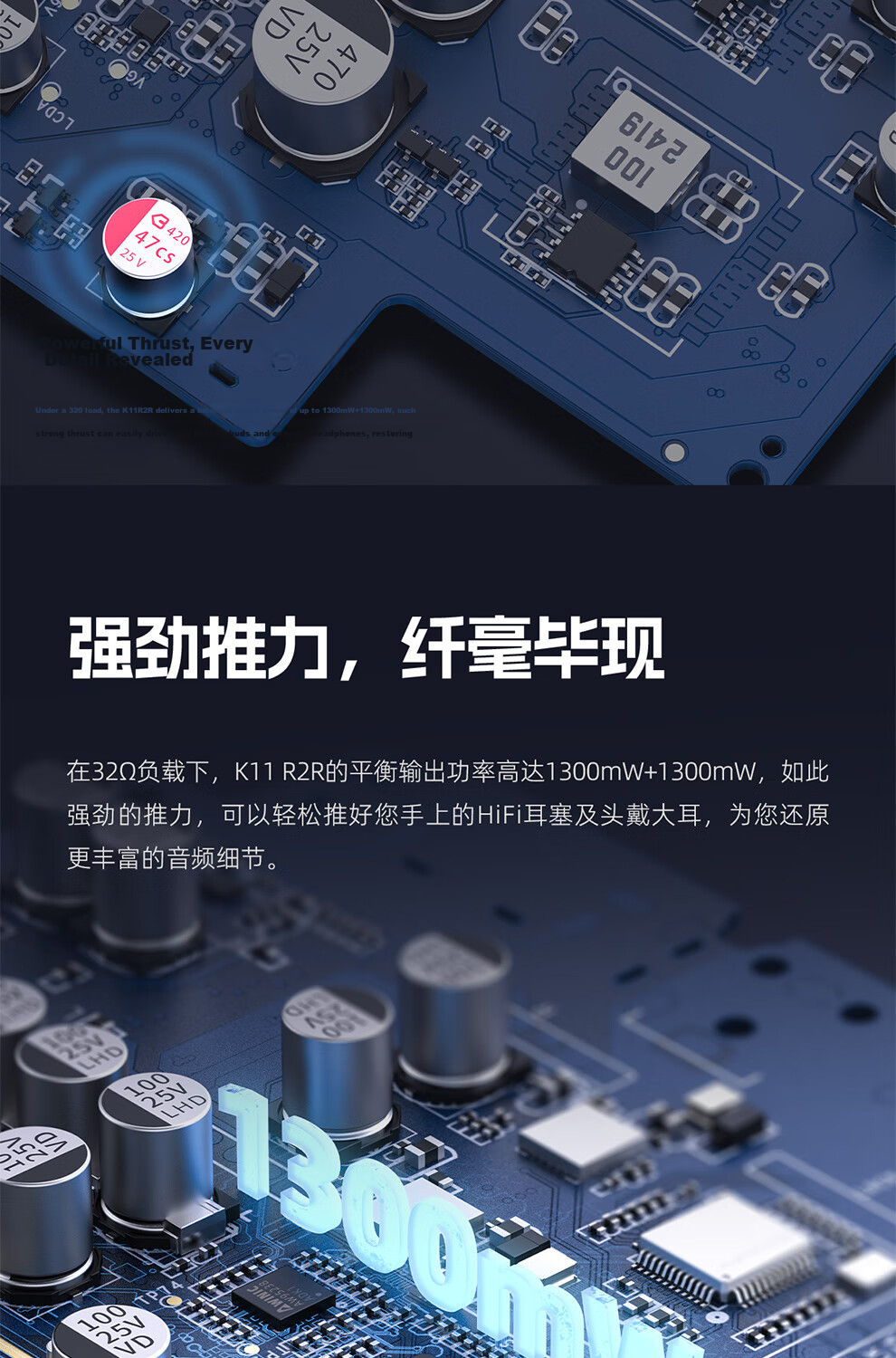 FiiO K11 R2R Desktop DAC Headphone Amplifier DSD Decoder Integrated HiFi Amplifier Titanium Color 14