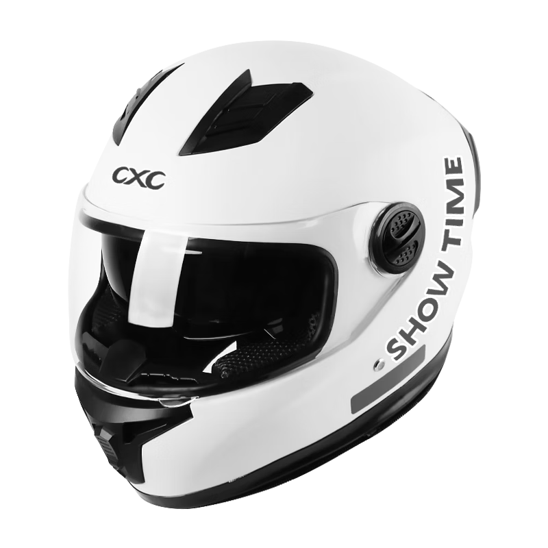 Che Xiaocheng Motorcycle Helmet Electric Vehicle 3C Certified Summer Breathable Safety Helmet Half Helmet Sunshade Sunscreen Visor Safety Cap Black Adjustable Head Circumference Universal for All Seas