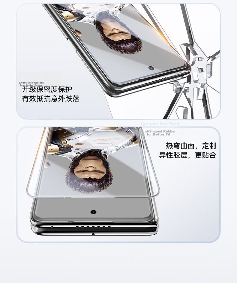 Lanxingxiansheng Screen Protector for Huawei Mate X6, HUAWEI X6 Tempered Glass Film, AR Enhanced Transparency, High-Definition, Shatterproof, Anti-Fingerprint, Full Adhesive Phone Protective Film 15