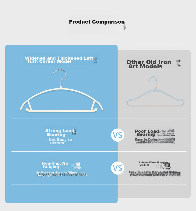 ZUO ZHUAN JIAO Silicone Non-Slip Half-Round Clothes Hangers, Household Seamless Garment Support, Gray, 10 Pieces 3