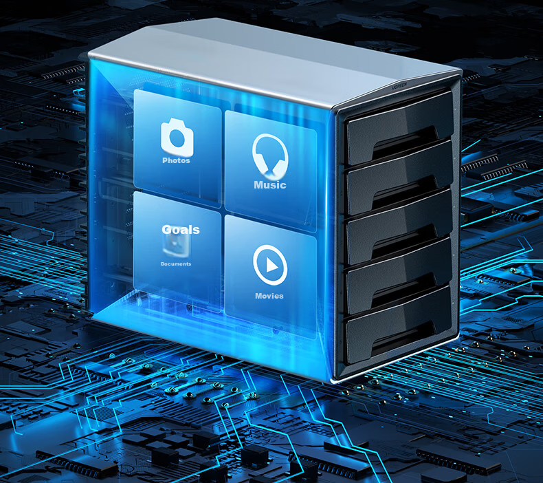 UGREEN Hard Drive Enclosure, Multi-Bay Hard Drive Cage (No RAID Array, with Temperature-Controlled Fan), Suitable for 2.5/3.5 SATA Serial Mechanical And Solid State Drives 7