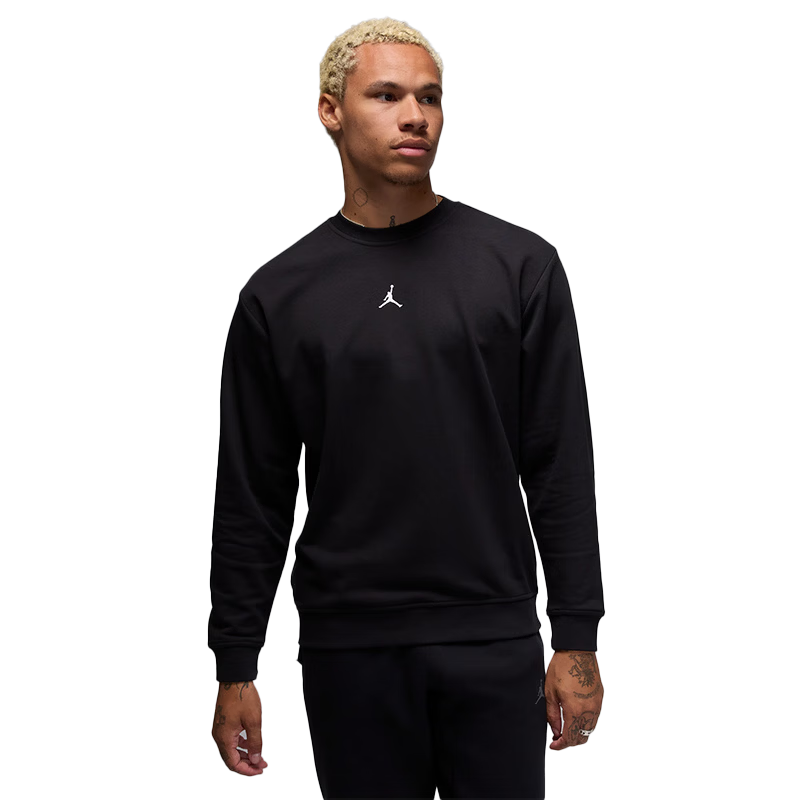 Jordan Men's Jordan Jumpman Logo Quick-Dry Breathable Crewneck Pullover Sweatshirt FV8625-050 Gray 2XL