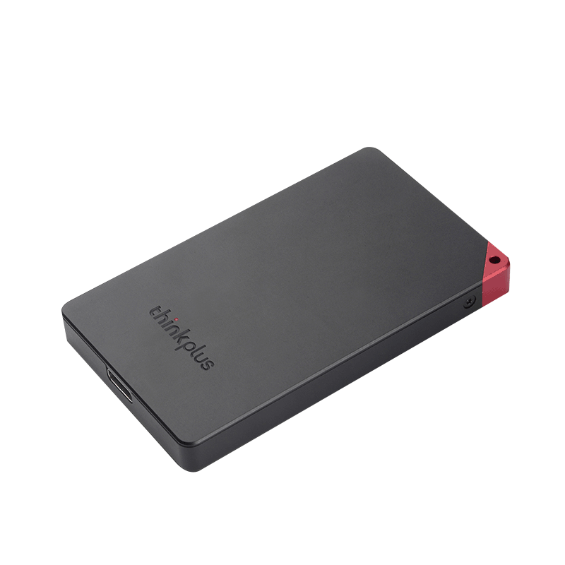 ThinkPlus Lenovo 256GB Portable SSD USB 3.1 High-Speed PSSD Portable Hard Drive Compact Portable 550MB/s US100 Black