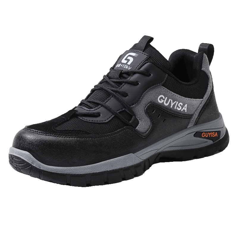 Weierdun Safety Shoes for Men, Anti-Smashing And Puncture-Resistant, 10KV Insulated Work Site Electrician Power Grid Safety Shoes 1109SKV Size 41