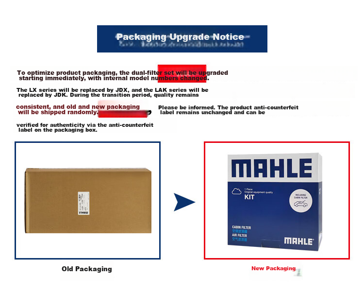 MAHLE Filter Kit Air Filter + Cabin Air Filter (New Focus 2012-2018 / Ford Escort / Ford Kuga) 1