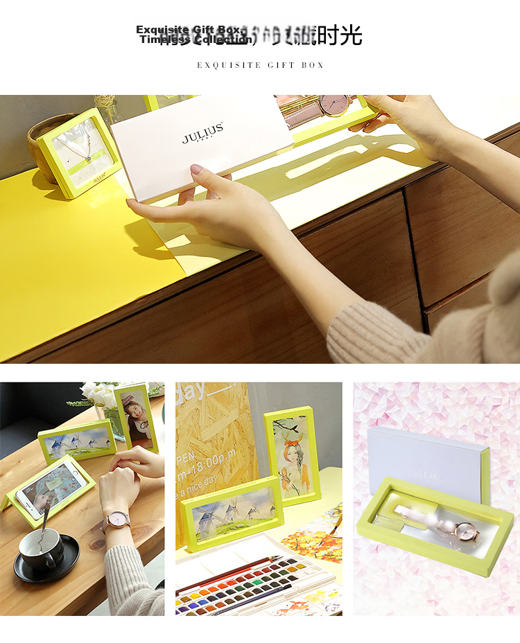 Julius [Best-Seller Recommendation] Women's Watch, Korean-Style Youthful Simple Watch, Student Watch, Waterproof Ladies' Wristwatch, Women's Watch 1055 15