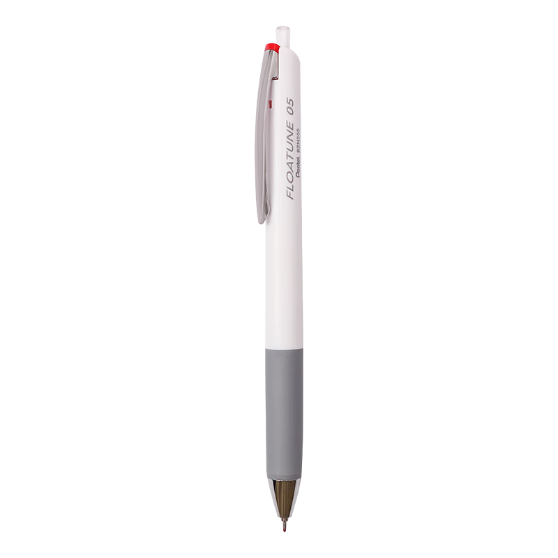 Pentel Light Feather Series 0.5mm Retractable Gel Pen Soft Grip Student Office Ballpoint Pen (Refill ZRN5) Red BZN205-BX