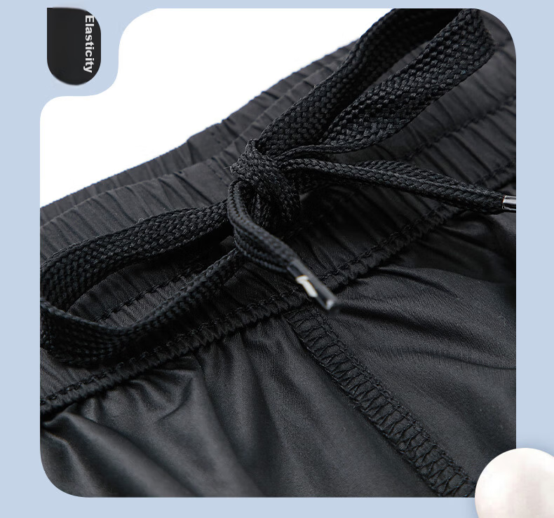 Li-Ning Shorts for Men And Women, Beach Shorts, Quick-Dry Loose-Fit Boxer Briefs with Inner Lining, Anti-Exposure Double-Layer Swim Shorts for Hot Springs And Seaside Running 18