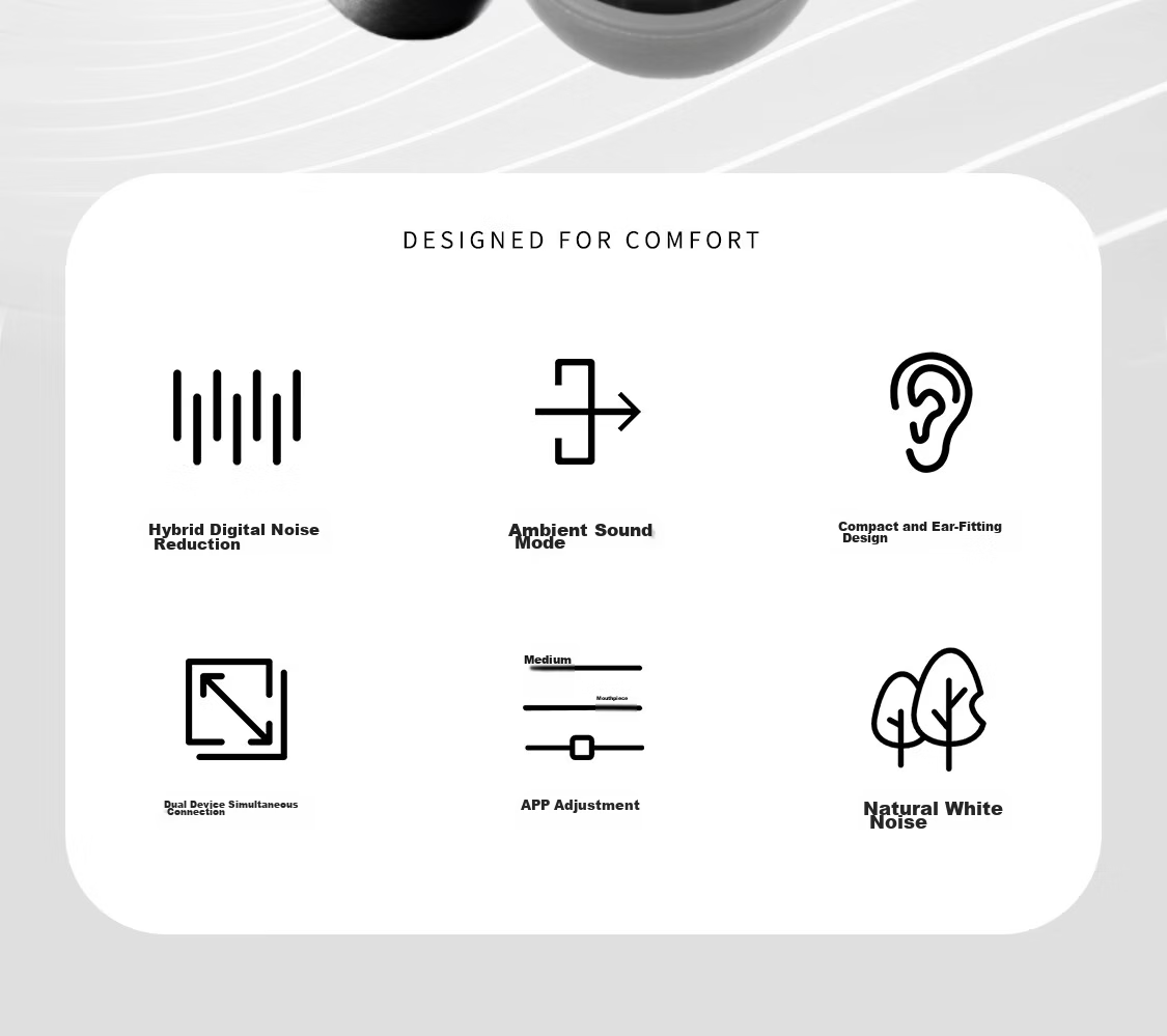 Audio-Technica ATH-TWX7 True Wireless Bluetooth Earbuds Active Noise Cancelling In-Ear Long Battery Life Compatible with Huawei Apple Xiaomi Gray Holiday Gift 4