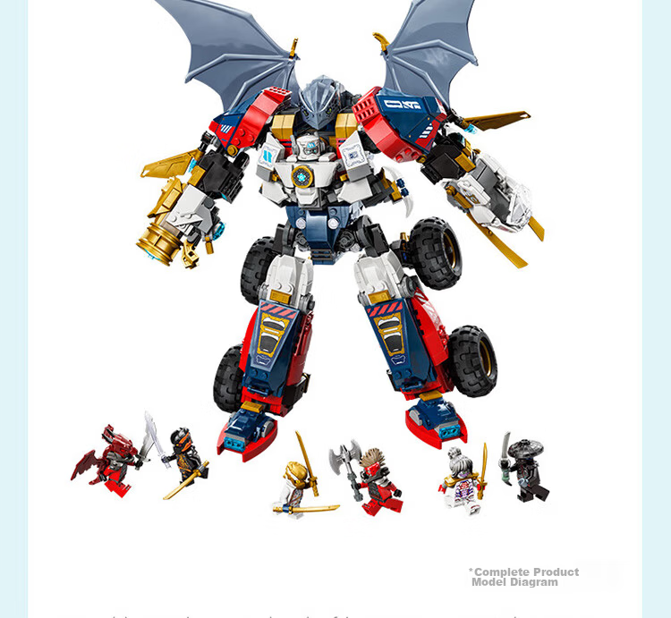 LEGO Ninjago 71871 Phantom Ninja Dragon Blade Battle Building Blocks Toy for Boys and Girls Birthday Gift Home Decor 14