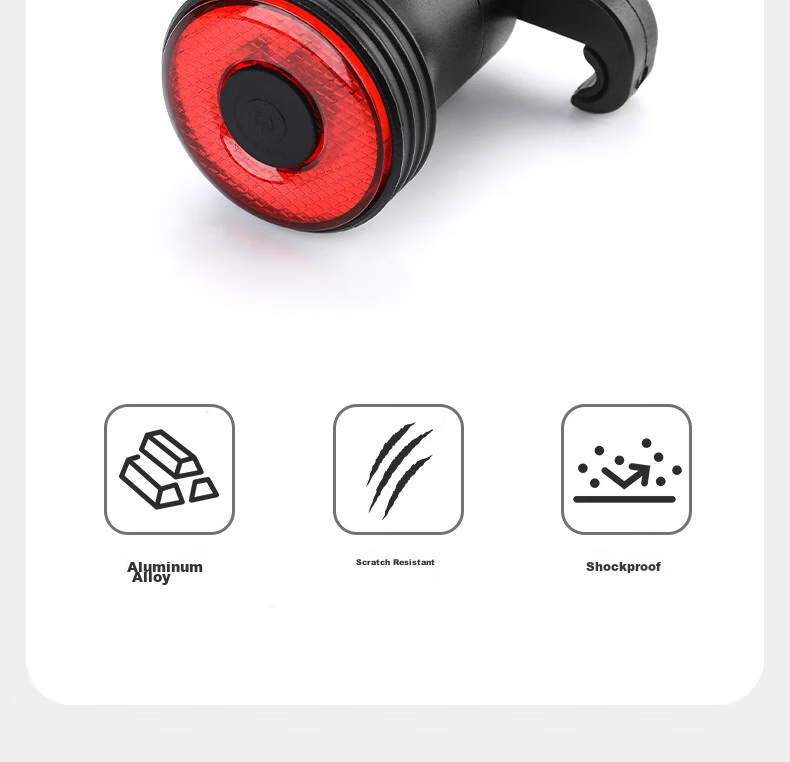 Captain Tas Bicycle Tail Light Type-C Rechargeable Mountain Road Bike Night Riding Warning Tail Light Cycling Accessories 14