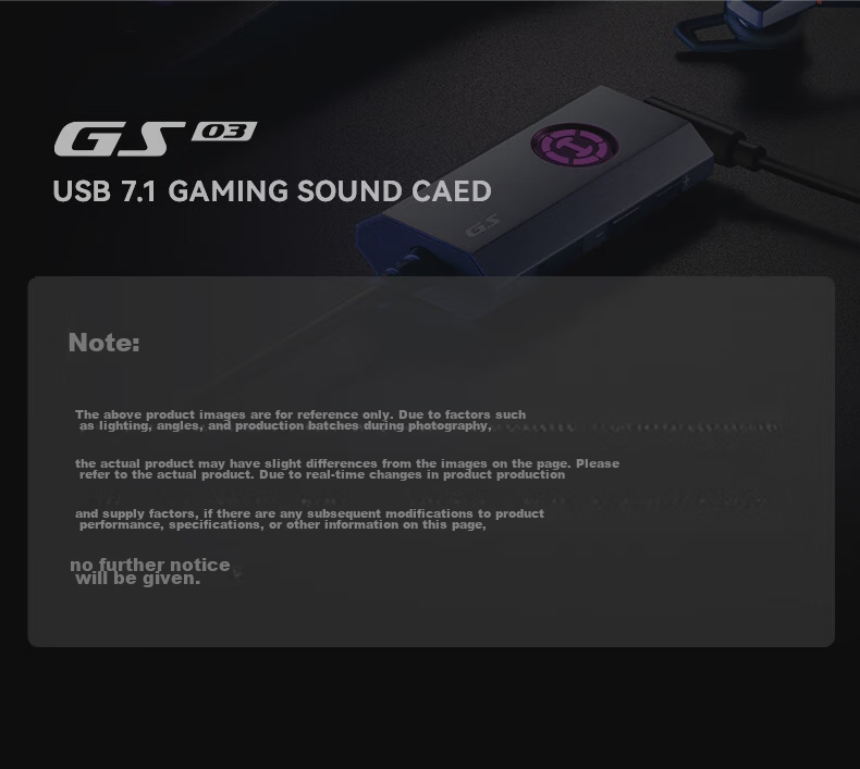 EDIFIER HECATE GS03 USB to 3.5mm External 7.1 Gaming Sound Card Headphone Audio Adapter for Desktop Laptop PS4/5 with Headphone Microphone Speaker Support 15