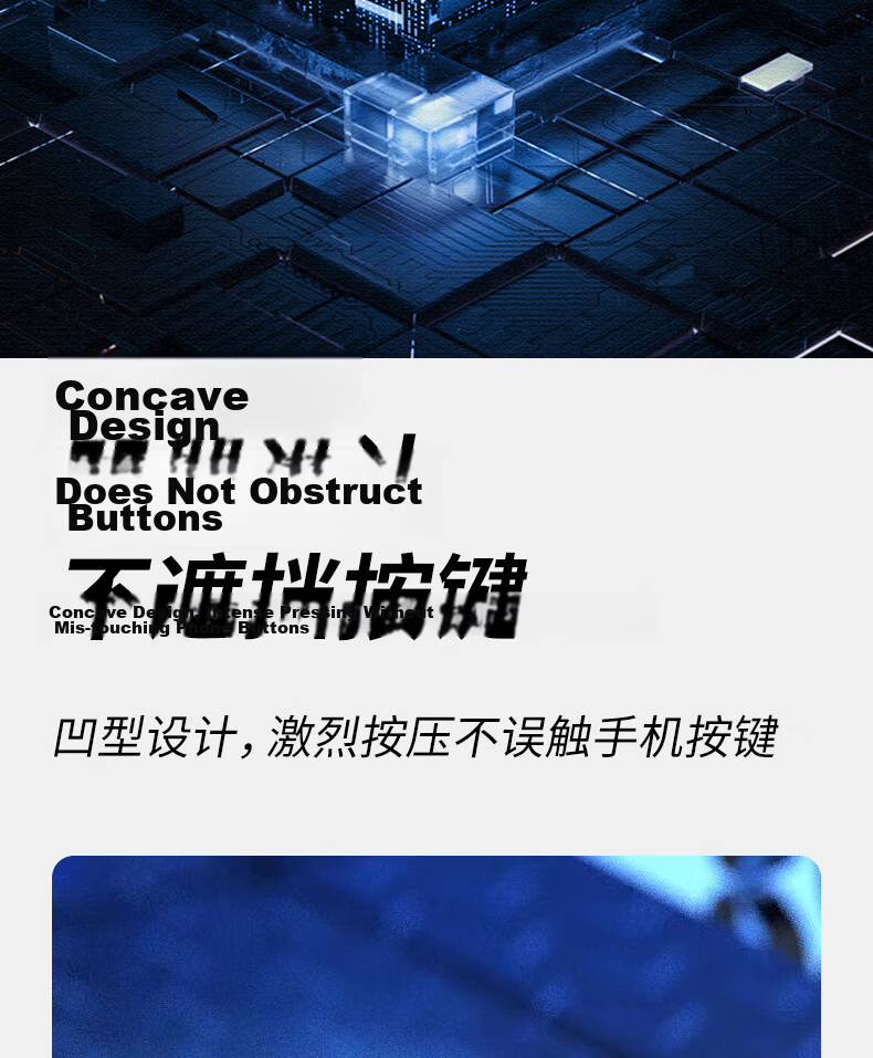 Masentek - Black Shark Mobile Game Physical Assist Buttons PUBG Four-Finger Mechanical Aim Assist Controller Shoulder Keyboard Peace Elite Dark Zone Breakthrough CF Cheat Technology 11