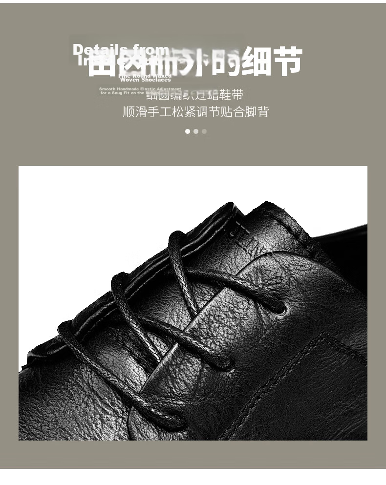 MULINSEN Men's Business Casual Shoes, Soft Sole Work Formal Shoes, Men's Shoes, Size 40, Black, 99136 7