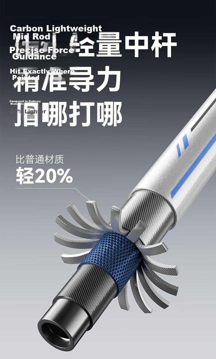 JD Original Full Carbon Badminton Racket, Durable Ultra-Light Pre-Strung, Li Ren 700 Pair Rackets, with Free Racket Case + 10 Shuttlecocks 11