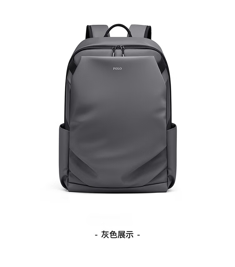 POLO Men's Backpack Dual Shoulder Bag Short Trip Travel Bag Student School Bag 16/17.3 Inch Laptop Bag Business Travel Bag 24