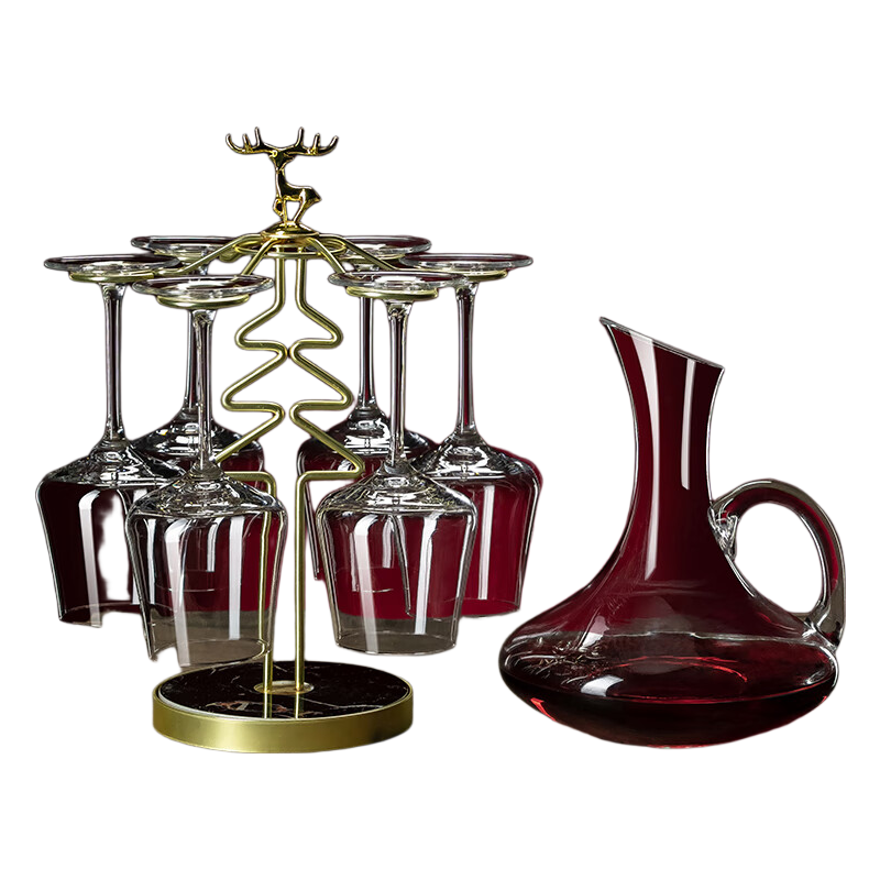 CRISTALGLASS Crystal Wine Glass Set Luxury High-End Home European Style Decanter Set