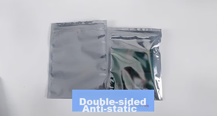 Junwen Anti-Static Resealable Shielding Bags Hard Drive Motherboard Chip Sealing Bags Graphics Card Packaging Bags 10x16cm (100pcs) 11