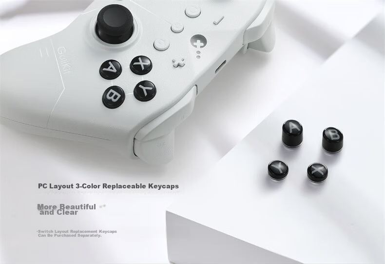 GuliKit Guli ES Pro Wireless Gaming Controller for Switch 2 with One-Key Wake-up, Compatible with Android, Apple, PC, Steam, TMR Joystick, Linear Type, Xbox Horizon 6 14