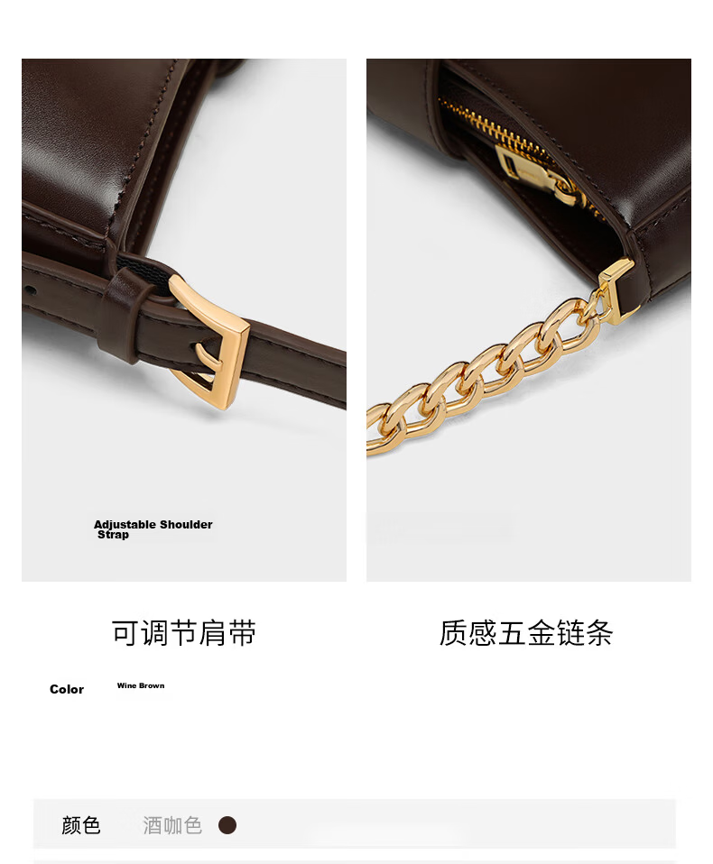 C.BANNER Leather Women's Chain Shoulder Bag Crossbody Underarm Bag Luxury Birthday Gift for Girlfriend Wife 8