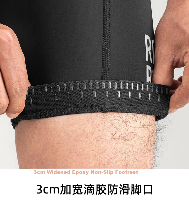 RockBros Cycling Shorts Unisex Mountain Road Bike Padded Summer Riding Apparel Black XL 4