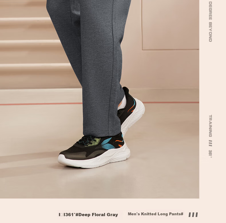 361° Men's Sports Pants, Spring And Summer Casual Sweatpants, Elastic Ankle Running Loose Knit Trousers for Men, 652334707D-2 57