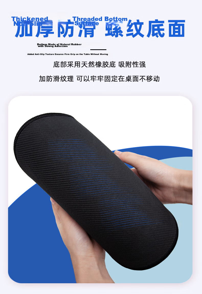 EXCO Extra Large Soft Wrist Support Mouse Pad, Wrist Rest, Thick Memory Foam, Laptop Pad for Men, Add-On Item, E-Sports Gaming, Ergonomic, Business Comfortable Office Gray 3791 6