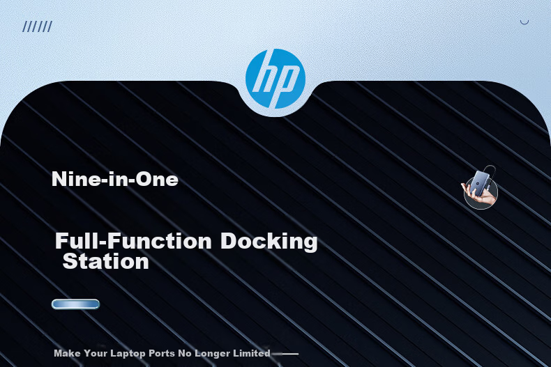 HP Type-C Expansion Dock, USB Extension, Network Port Adapter, USB to Network Port Converter, Mac Expansion Dock Type-C, Apple Computer Adapter 1